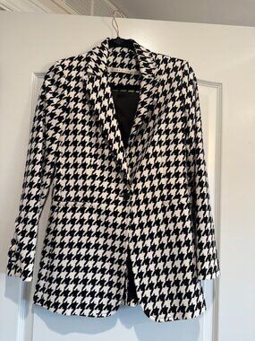 Alice & Olivia Houndstooth Blazer | Size 4